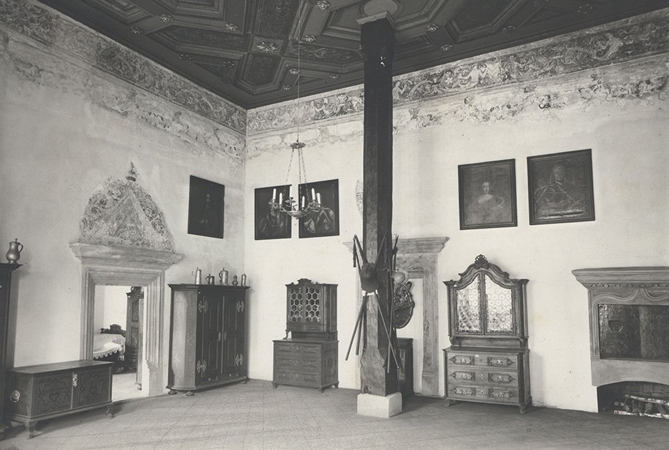Sloupový sál, v období 1. republiky