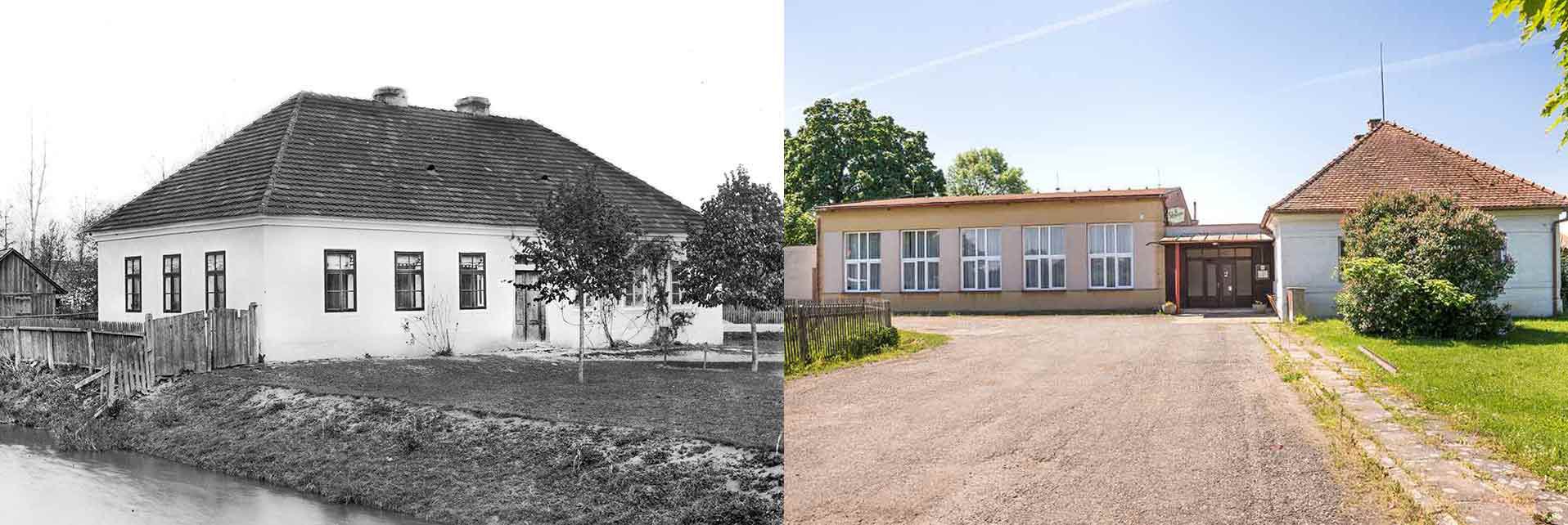 Komárov, obecná škola, 1. polovina 20. století