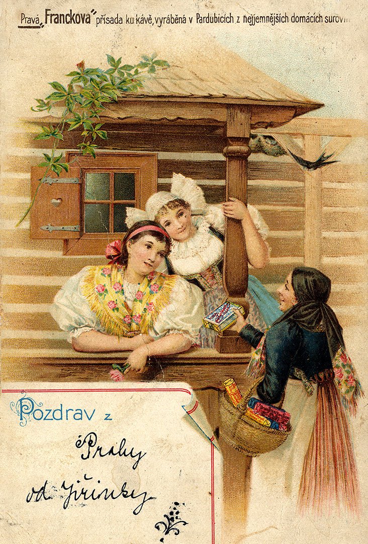Reklamní pohlednice, 1918