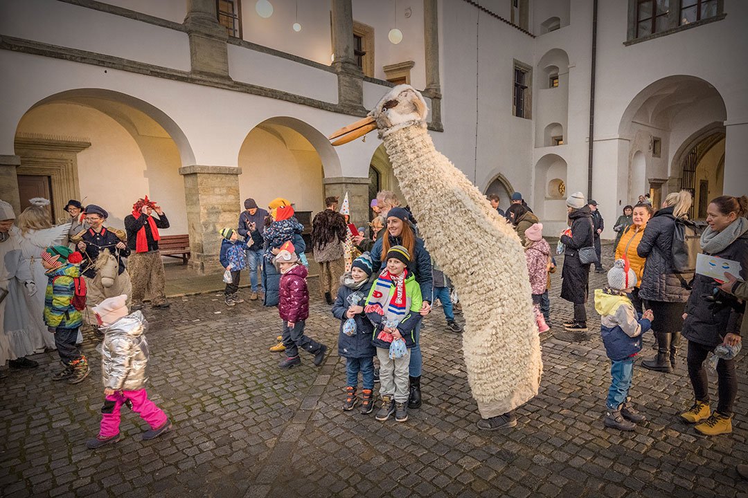 Mikulášská obchůzka na Zámku Pardubice