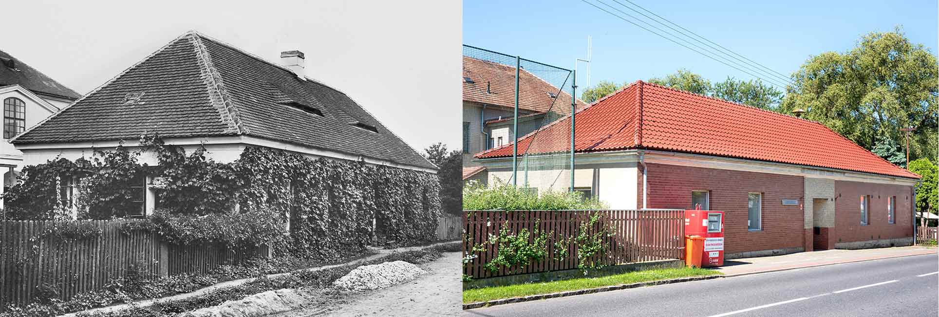 Hostovice, obecná škola, postavena 1880