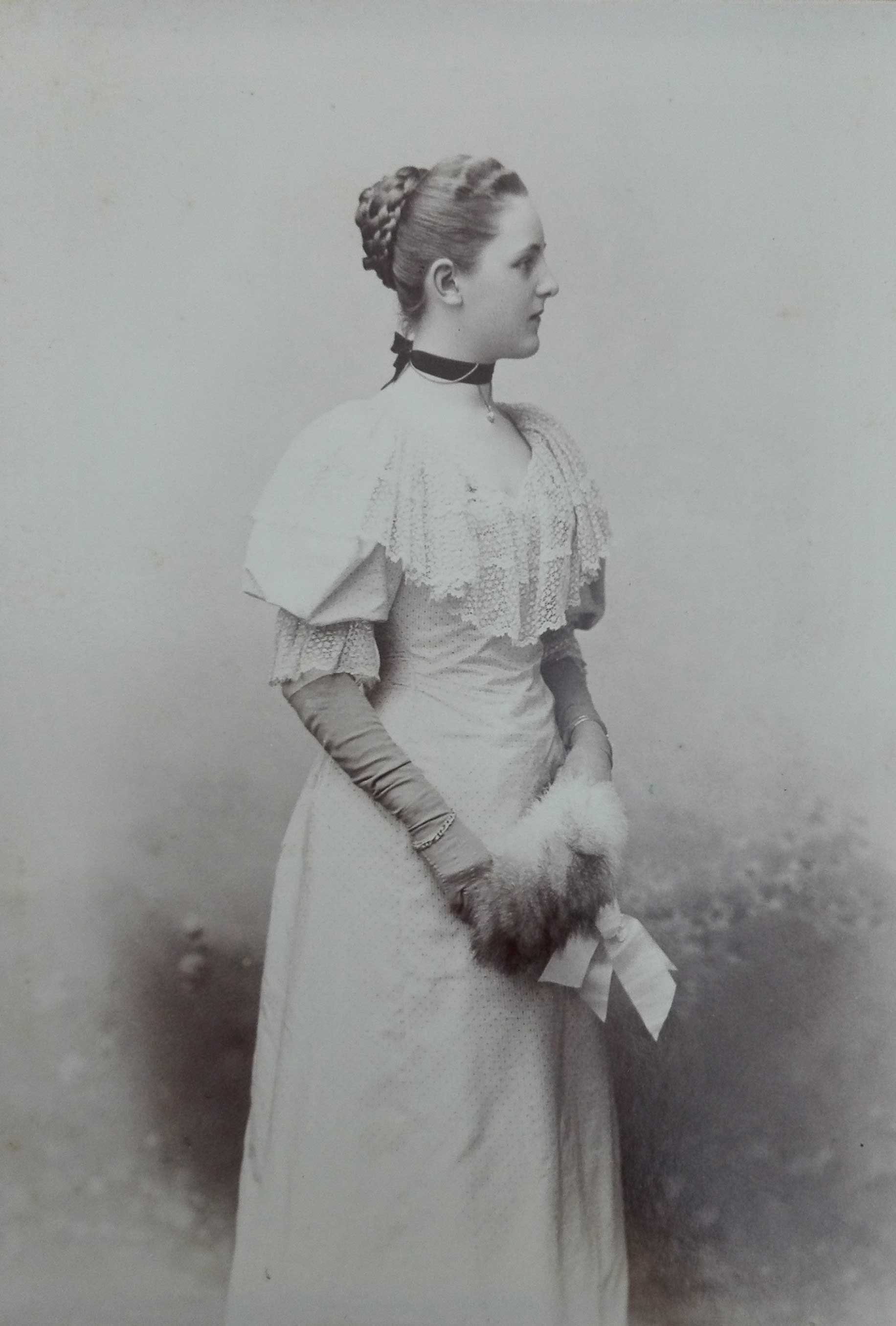 Christiane Croy, rozená z Auerspergu, počátek 20. století.