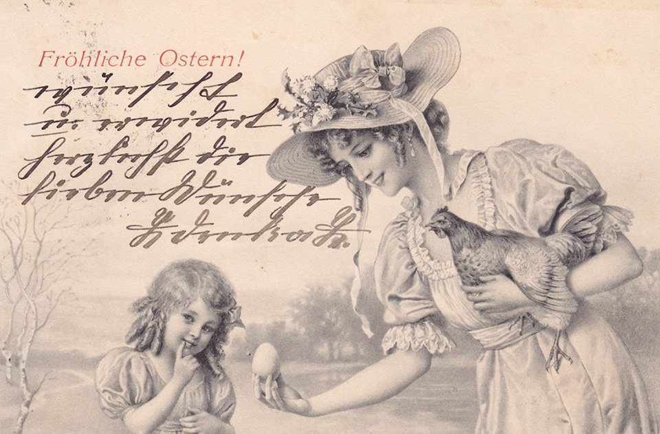 Velikonoční pohlednice – zlatá éra