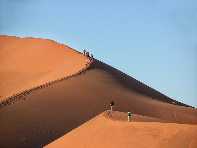 Sossusvlei výstup na duny