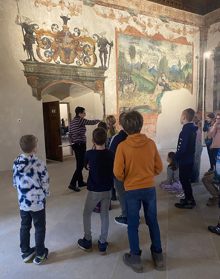 Zubříkův klub, program Štetcem po zámku