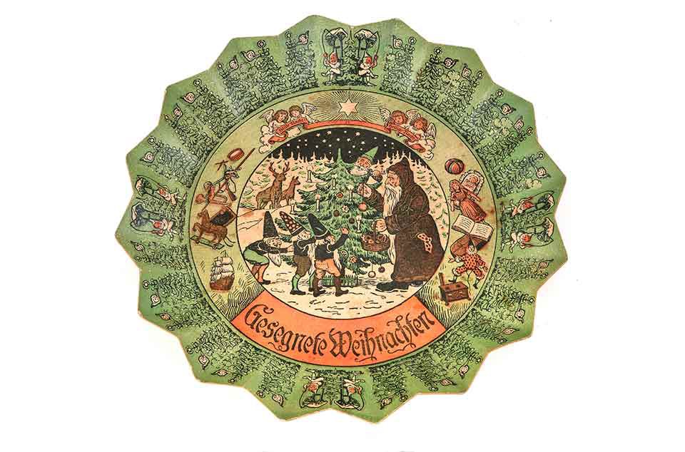 Papírový talíř, 1. polovina 20. století