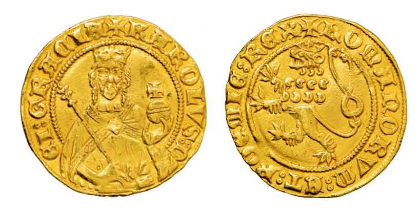 Královský dukát Karla IV., Praha, 1346–1378