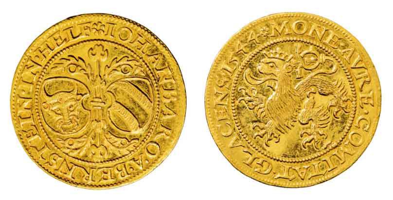 Dukát Jana z Pernštejna, Kladsko, 1544