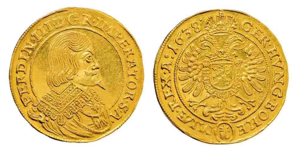 Dvoudukát Ferdinanda III., Praha, 1638